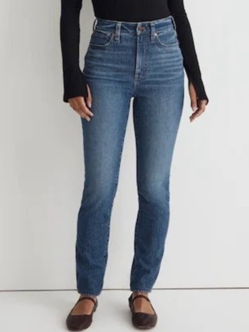 Madewell Curvy Perfect Vintage Blue Jeans Petite 30